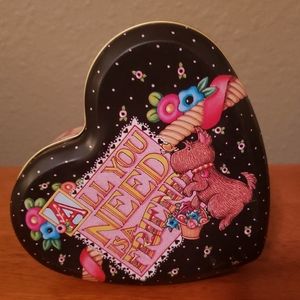 Vintage Mary Engelbreit Heart Tin Valentine